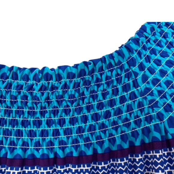 Trina Turk Emilia Dress Colorful Fringe Trim Beach - Picture 8 of 14